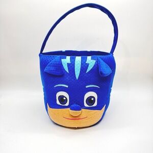 PJ Masks Catboy Plush Halloween Treat Bucket Blue Fabric Tote Bag 2018